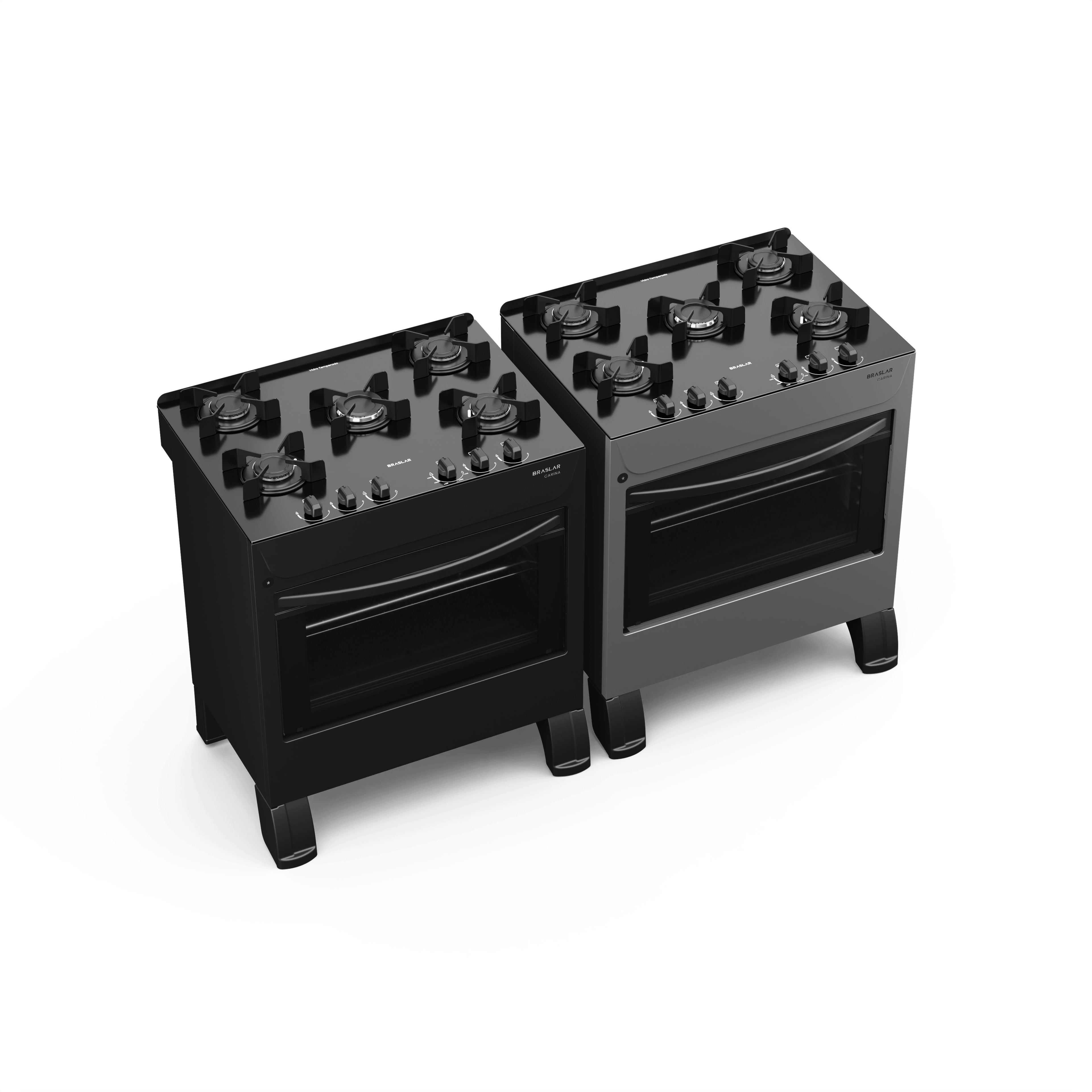 Fogão 5 Bocas Carina Top Control